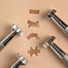 Tandy Leather Craftool Barbed Wire 4 Piece Stamp Set 69005-00