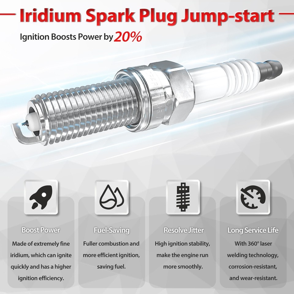 4X Ignition CoilSpark Plug compatible for Hyundai Elantra Tucson compatible for Kia Forte Soul 2012-20