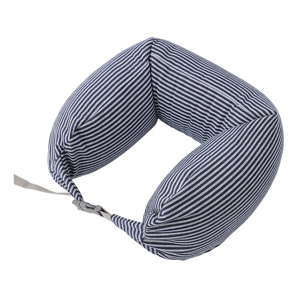 Travel Pillow Adjustable Drawstring Neck Super Soft Breathable with Hidden