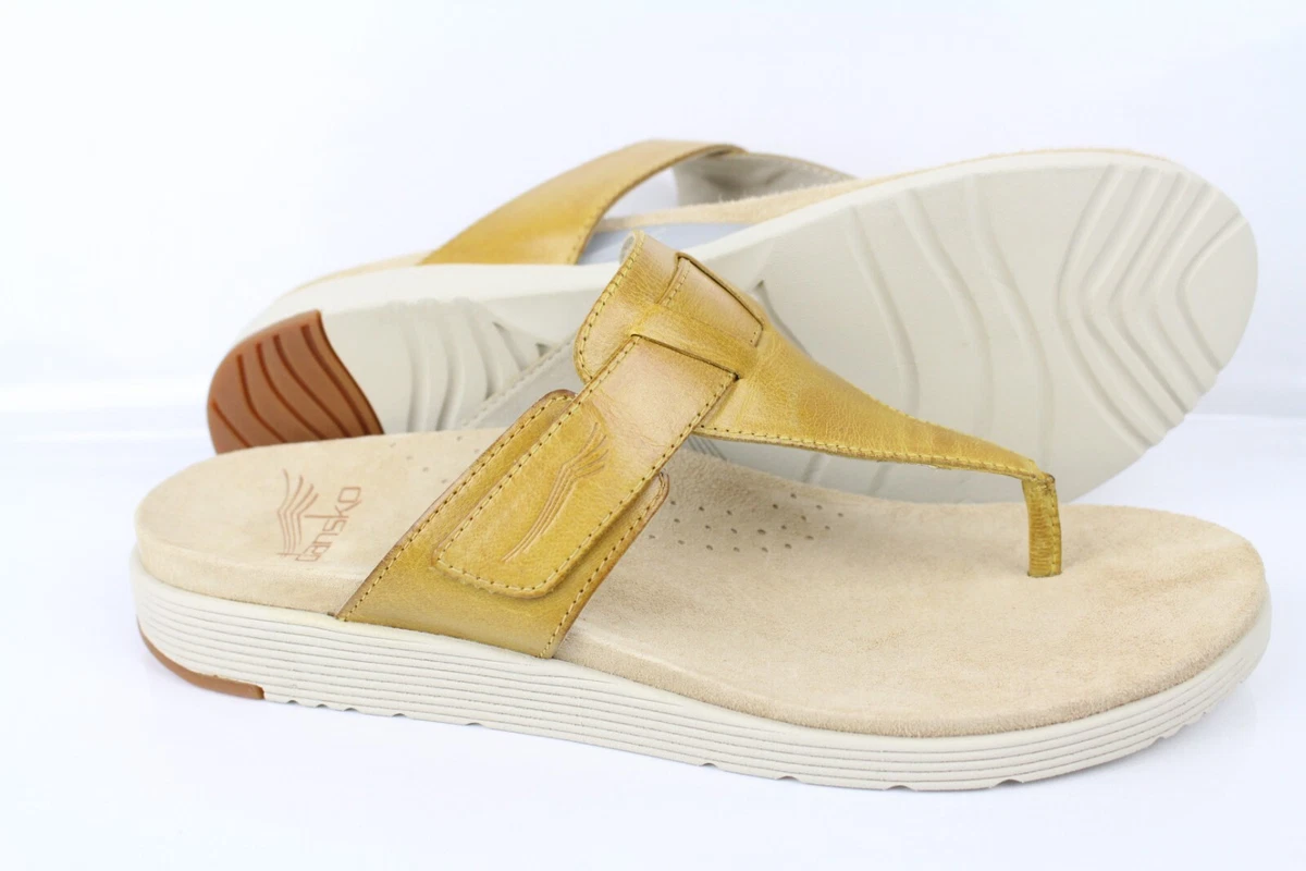 Dansko Women s Cece Comfort Summer Sandals 41 10.5 11 Yellow eBay