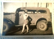 WWII - Original USA Military Vehicle Photo - Look - RARE