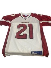 Preowned Reebok NFL  Arizona Cardinals #21 Antrel Rolle Jersey Size Large R5