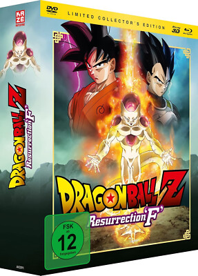 Dragonball Z Resurrection F Anime Blu-ray 3D DVD Limited Collector's Edition