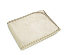 EMF Radiation Shielding Lap Blanket 35"x27" Cream Color No Cords 5G Protection