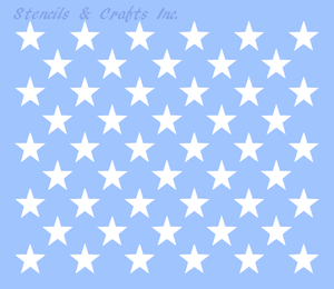 1 20 star stencil 50 stars big template patriotic flag paint new