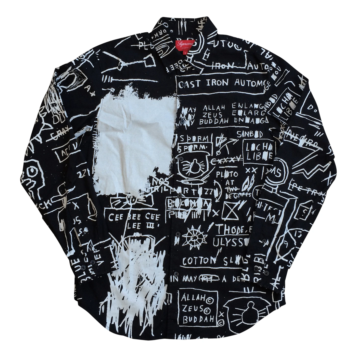 Chemise boutonnée F/W 2013 Basquiat x Supreme taille Medium