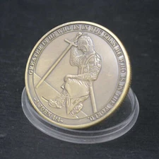 Challenge Coin  4:13 The Task Ahead I Can Do All Things Templar Philippians