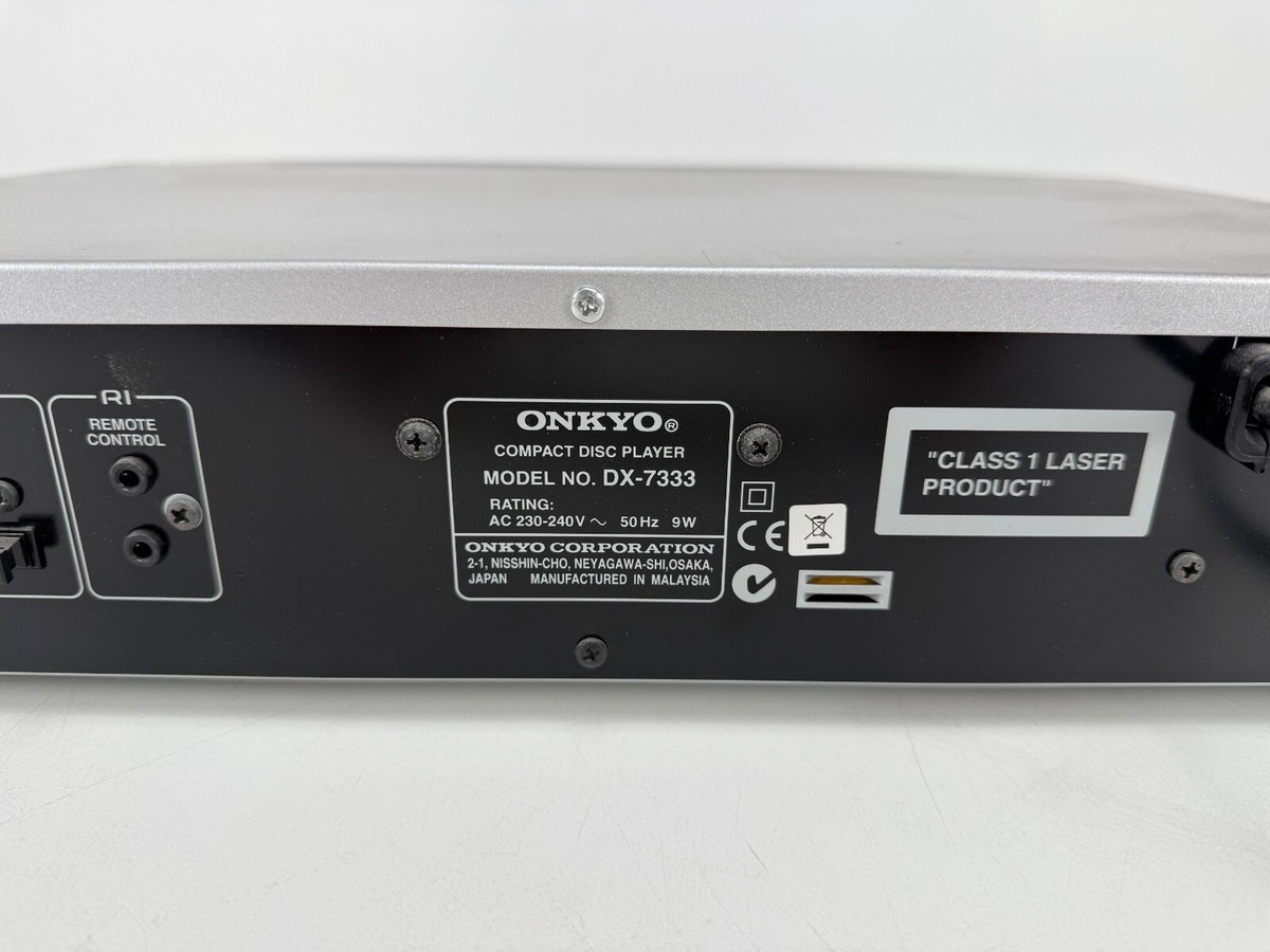 Onkyo DX-7333 Compact Disc Player With Original box - Remote