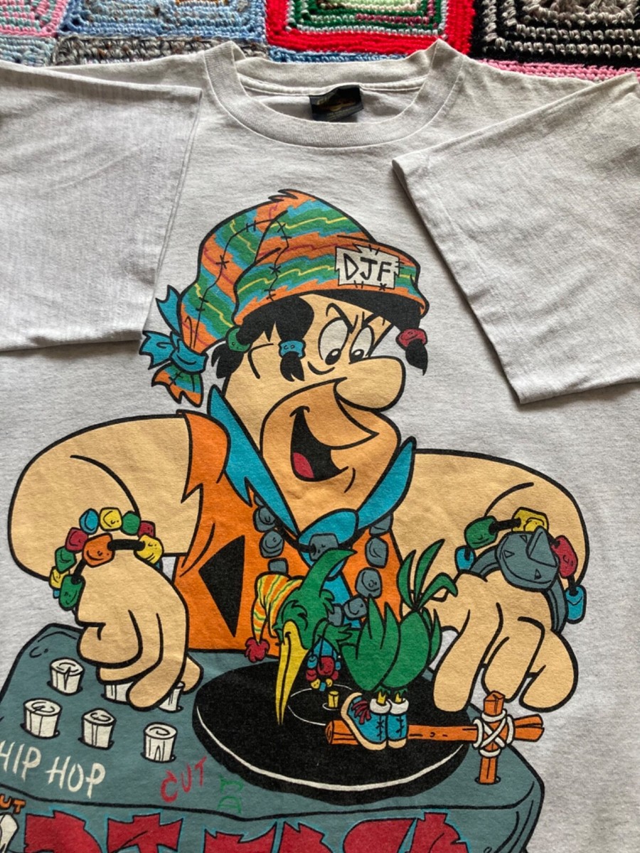 Vintage 1993 Flintstones DJ Fred Tee | eBay