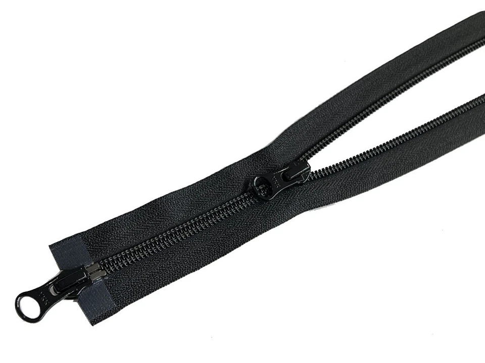 36" Jacket Zipper YKK #5 Nylon Coil Two-Way Separating Zipper Made in USA - Image 3 of 4