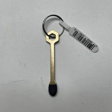Minute Key No Touch Tool Solid Brass Anti-microbial By Hillman Avoid Germs New
