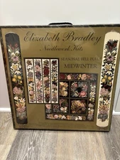 Elizabeth Bradley Needlepoint Seasonal MIDWINTER Bell Pull Vintage Kit
