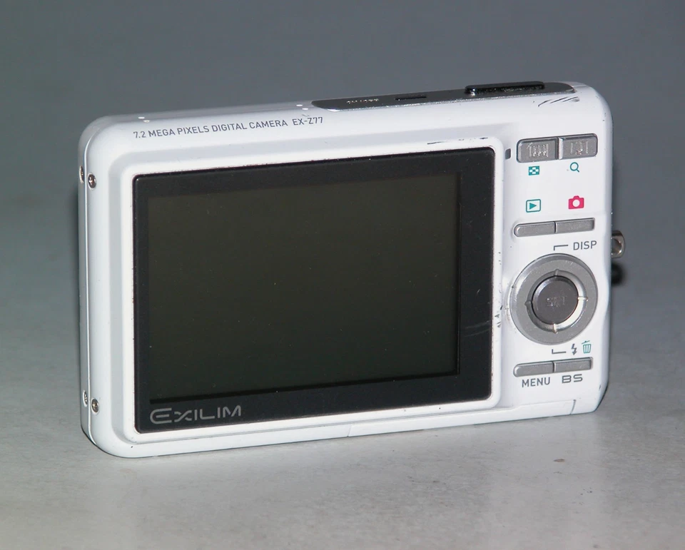 Reconditioned - Casio EXILIM ZOOM EX-Z77 7.2MP Digital Camera - White #5721 - Image 4 of 4