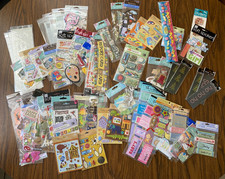 HUGE DIMENSIONAL Scrapbooking STICKER LOT - Holidays School Vacation Stickers