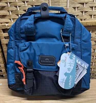 Doughnut Macaroon Mini Backpack Gamescape Series Dark Teal & Black New With Tags