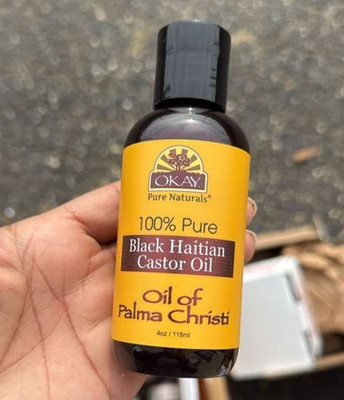 OKAY Black Castor Oil 4oz 2 Pack Haitian Oil