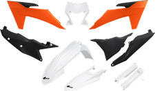 UFO Body Kit - Black/Orange/White - KTM - EX '24-'25 KTKIT530F@444