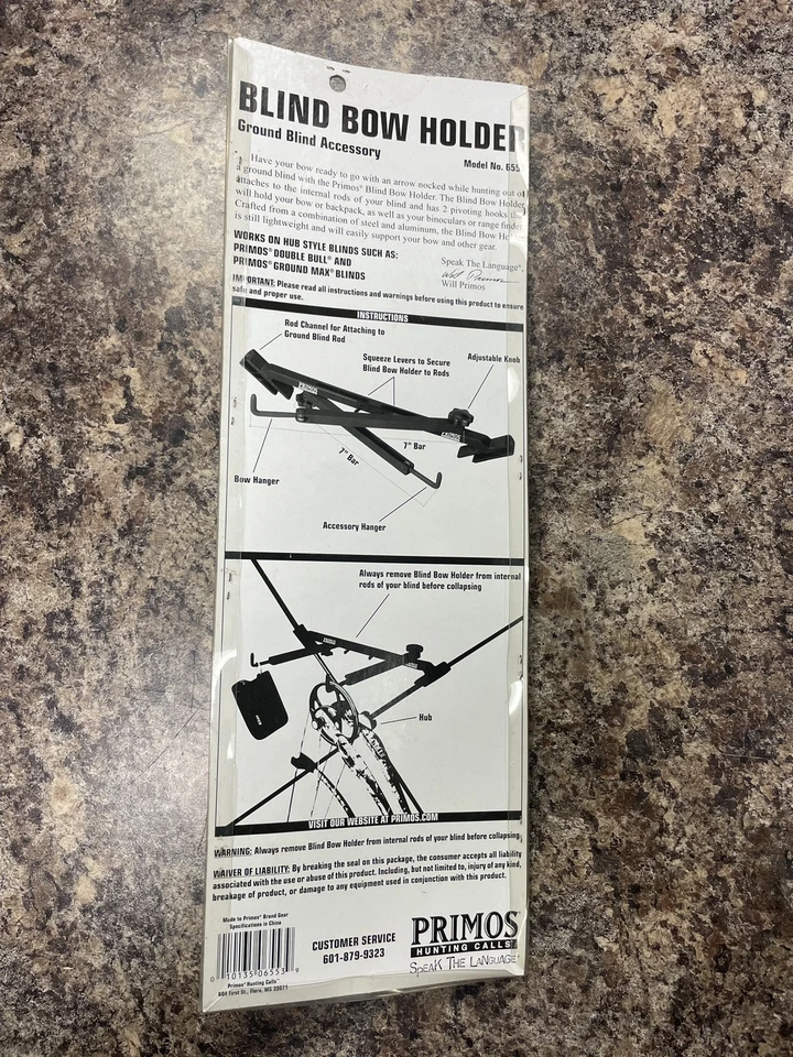 Primos Ground Blind Bow Holder - Image 2 of 2