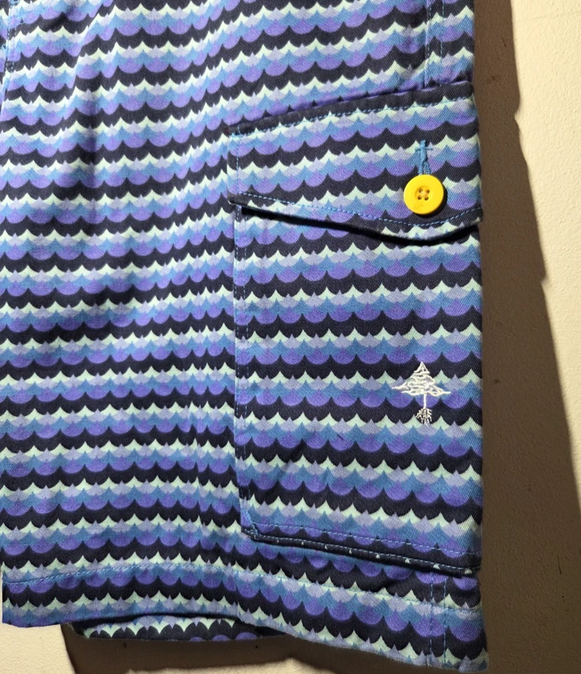 vintage LRG Stripe Shorts Lifted Research Group 90s Y2K USA Streetwear Logo 36 - Image 3 of 4