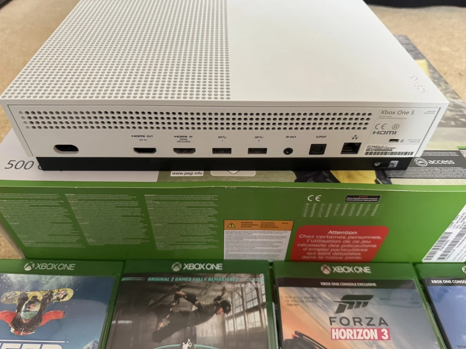 Xbox One S 500gb Console White 8 Games - Image 4 of 4