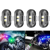 RGB Wireless LED Stroboskop-Leuchten FüR Motorrad Auto Lkw Mit Usb-Ladung