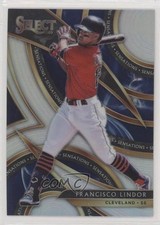 2020 Panini Select Sensations Holo Prizm Francisco Lindor #S-11 vf9