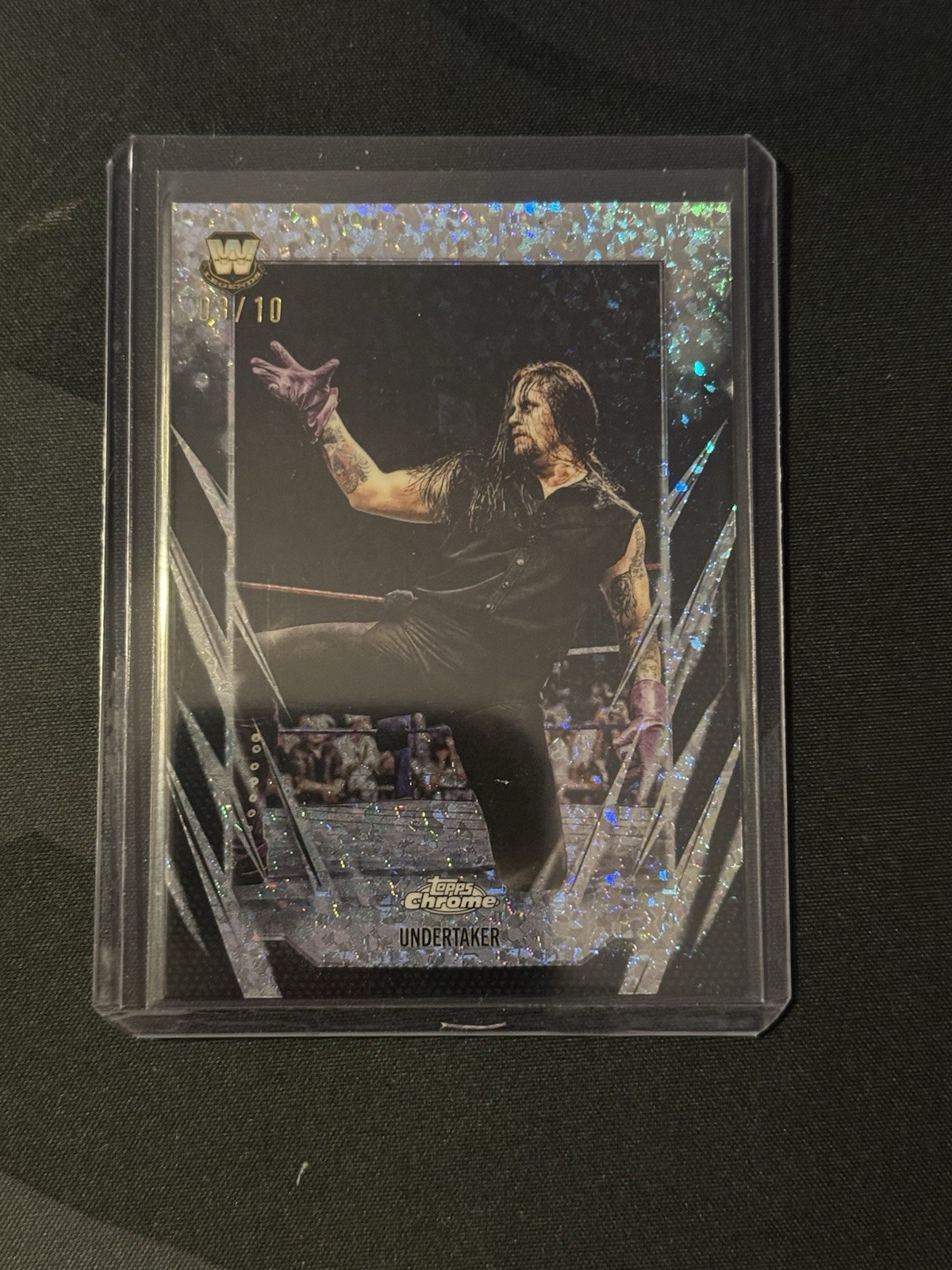 2026 Topps Chrome WWE Undertaker Black Mini Diamonds Refractor /10