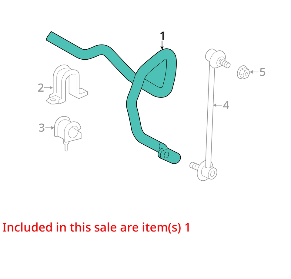 Toyota Sienna 2012 AWD barra estabilizadora delantera fabricante de equipos originales 161 k millas - LKQ434087079 Foto 4 de 4