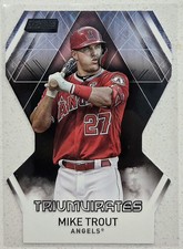 2021 Topps Stadium Club Triumvirates Black /99 Mike Trout #T-14