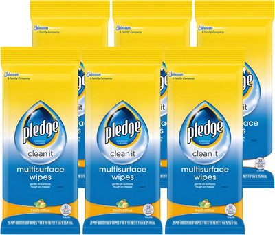 Multi-Surface Furniture Polish Wipes, Works on Wood, Granite, and Leather, Clean