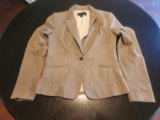 Ann Taylor Size 4 Brown Blazer.68 Poly, 29 Rayon, 2 Spandex. Dry Clean