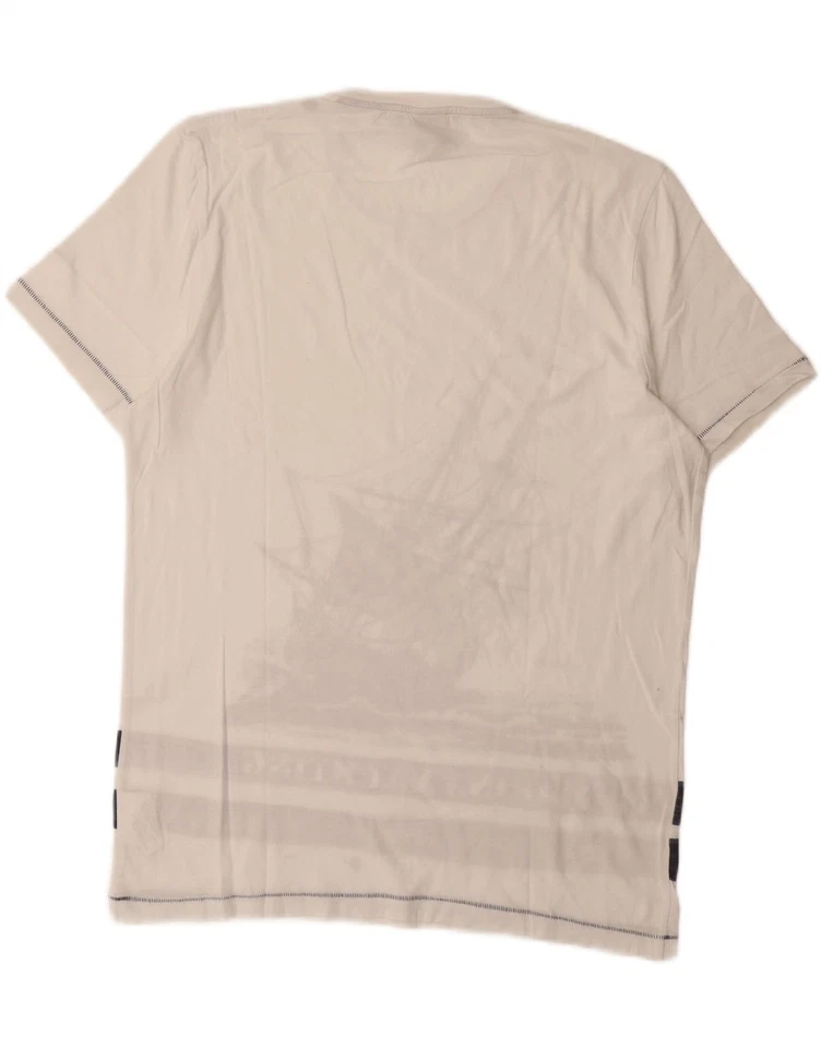 Camiseta Top Grande Blanca Algodón BY02 MARINA YACHTING Para Hombres Gráfico Foto 4 de 4