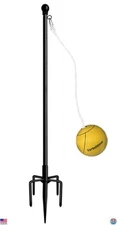 Tetherball Set with Adjustable Pole, Ball & Rope - Outdoor Sports for Kids &