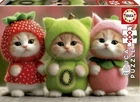 NEW Educa Jigsaw Puzzle 200 Pieces Animals Theme Cute Fruitie Kitties