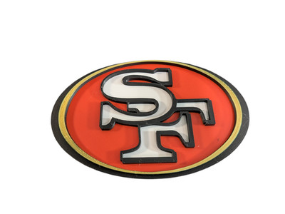 San Francisco 49ers Plaque   3D Printed   Enthusiast Decor - Wall or Desk Art