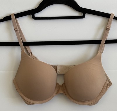Victoria s Secret T-Shirt Push Up Full Coverage Tan Women s Size 32C Fast Ship