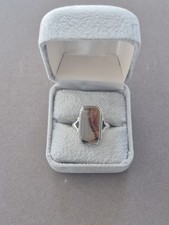 Vintage sterling silver Moss Agate Women's ring size 7