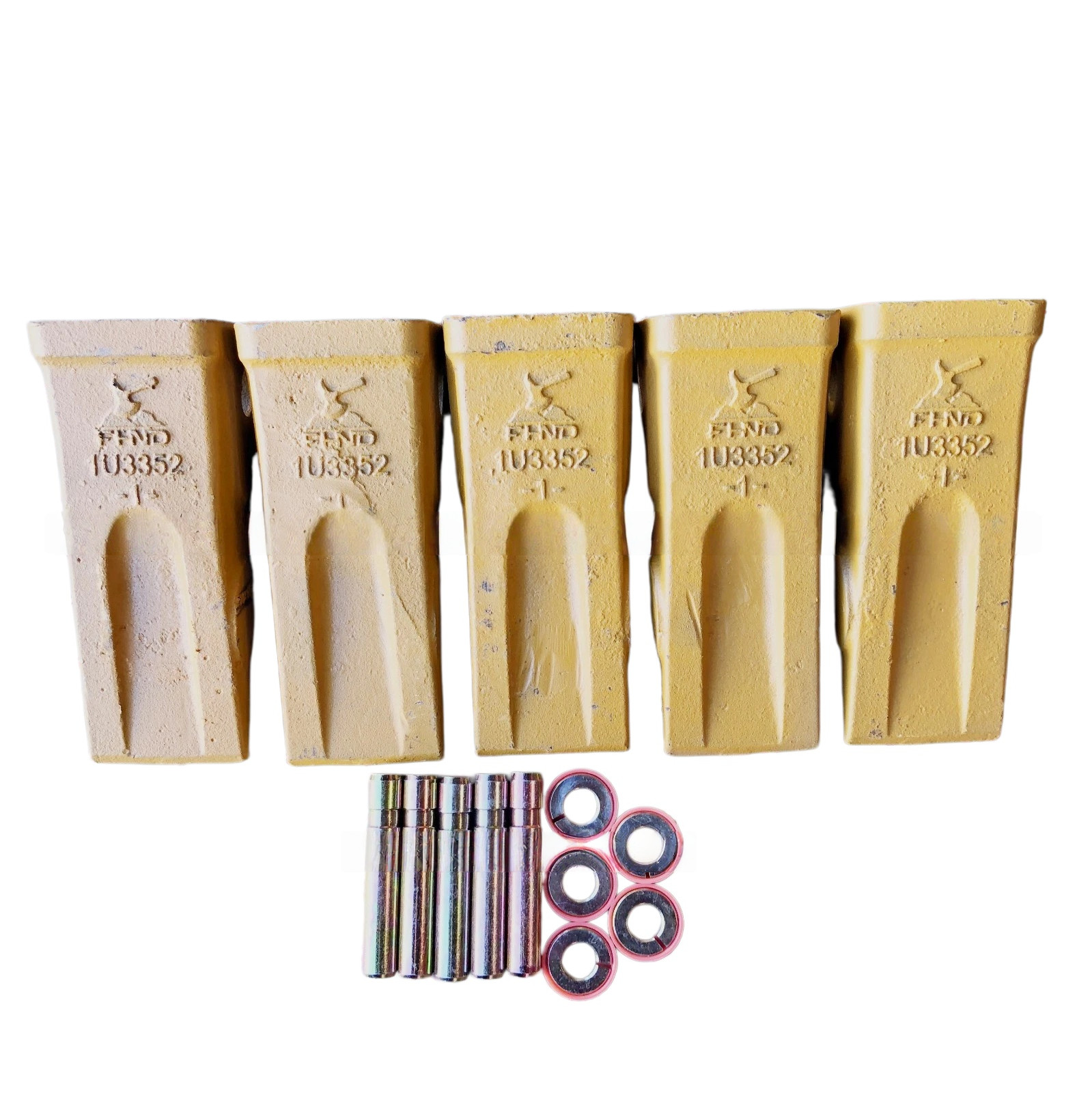 5 PK 1U3352 1u-3352 Bucket Teeth,9J2358 Pins ,8E6359 RETAINER FITS CAT J350,new