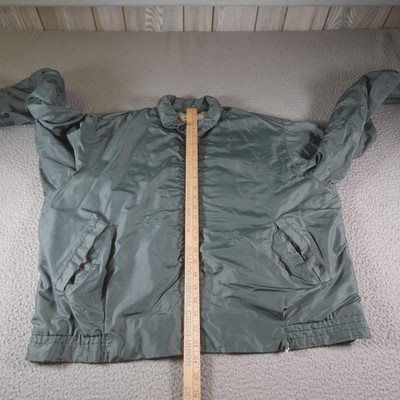 Vintage 50s McGregor Anti Freeze Jacket Mens 46 Green Nylon Made