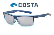 NEW IN BOX Costa Rinconcito 580p Polarized Sunglasses Gradient Blue/Silver 
