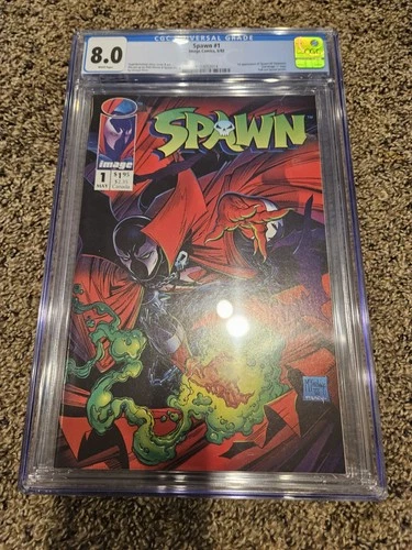 Image Spawn # 1 May 1992 CGC Grade Of 8.0 Comic Book McFarlane Keown Perez