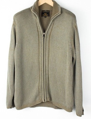 PALL MALL Herren KW2342 Reißverschluss Strickjacke Strickpullover Größe M