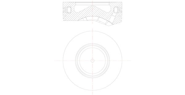Mahle 081 PI 00105 001 Kolben FüR Alpina Bmw, Beschichtet-image
