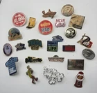 Vintage State Lapel Coke Shaggy And Other Hat Pins Lot of 23
