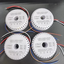 60W 80W 100W 120WX2 Round LED Driver AC175-240V Power Supply Adapter External