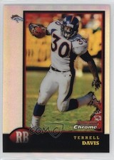 1998 Bowman Chrome Refractor Terrell Davis #50 HOF 0v2