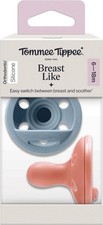 Image of 4x Tommee Tippee Breast-Like Day Soother 6-18 M /with Microwave steriliser case