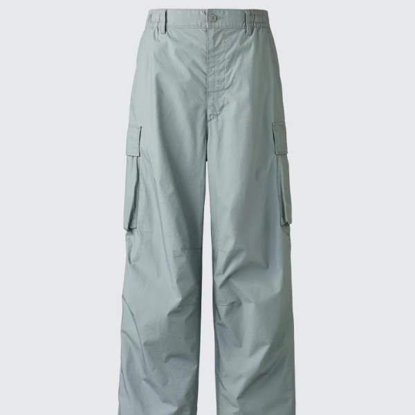 Uniqlo Wide Fit Cargo Pants Green M Men thumbnail 7