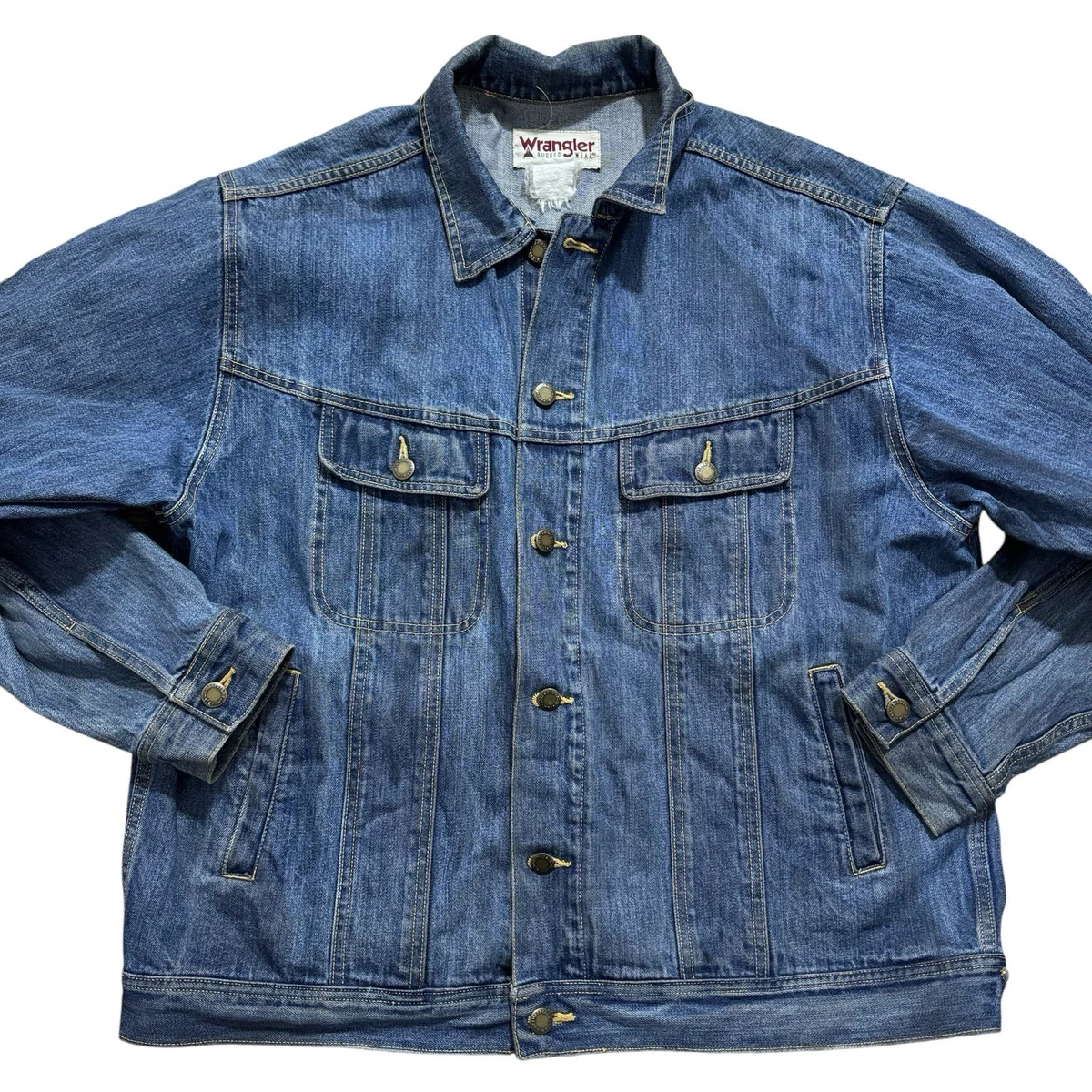 vintage wrangler jean jacket products for sale | eBay