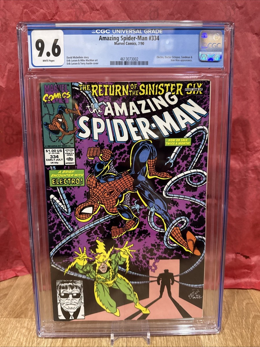 Amazing Spider-Man #334 CGC 9.6 Marvel 1990; Return Of Sinister